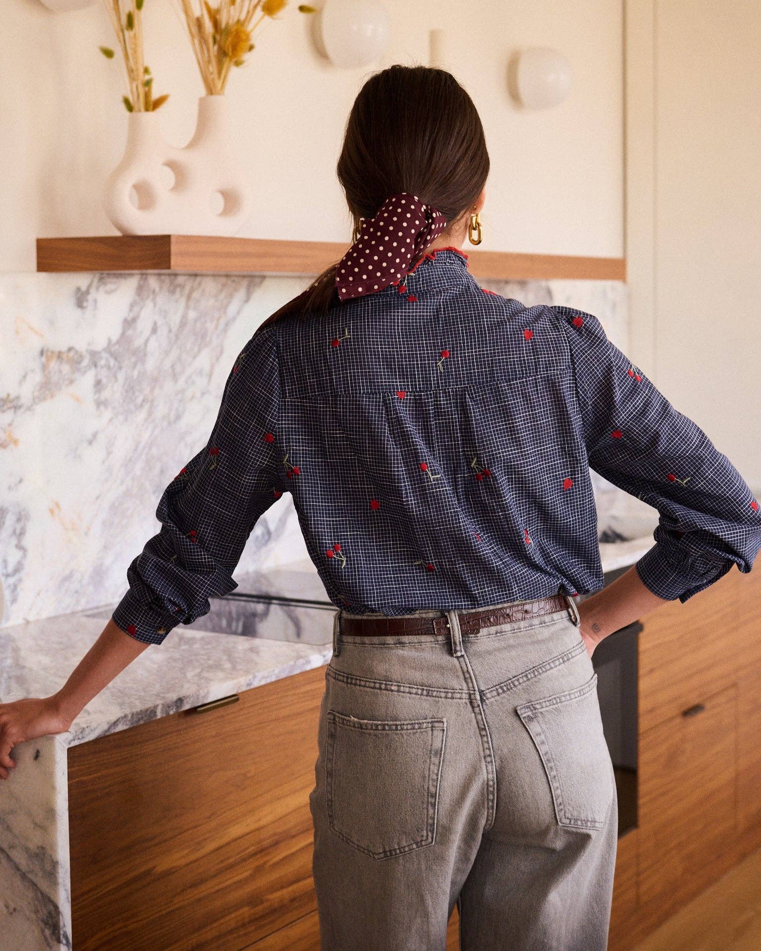Garances shirt: Blue