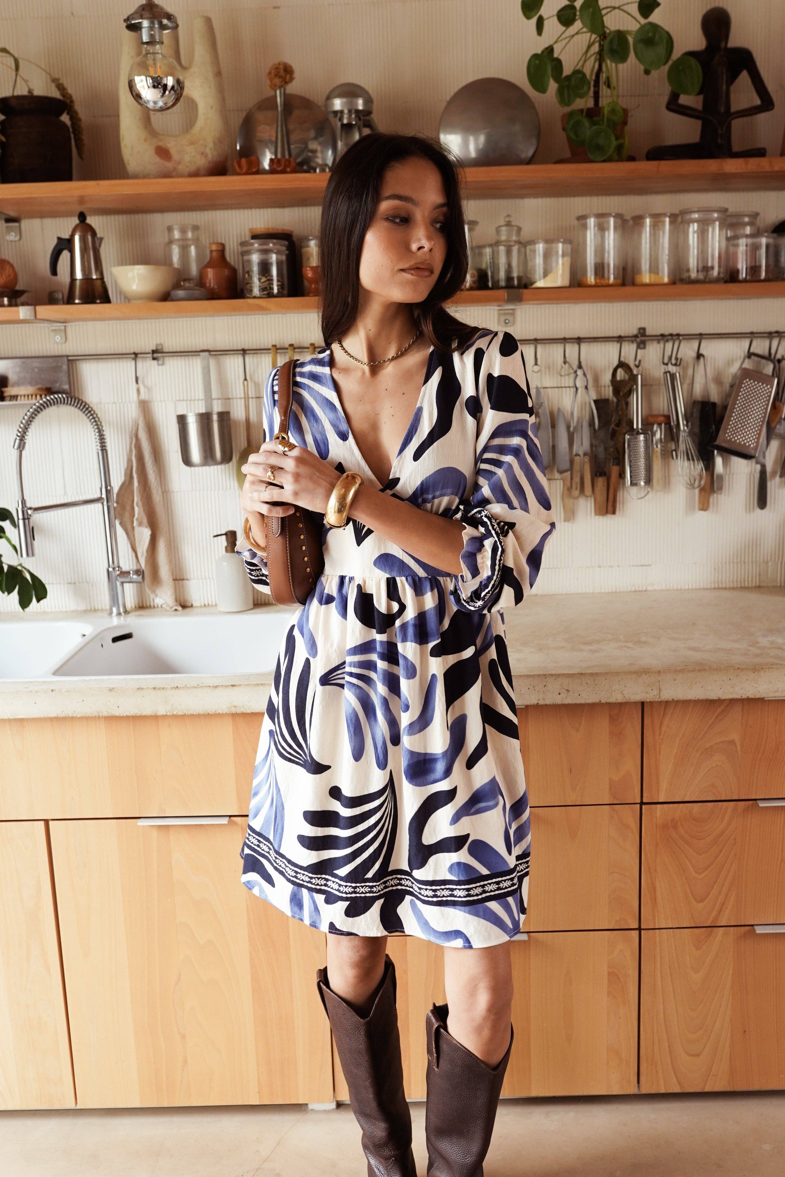 Octave Dress: Khaki