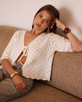 Alia vest: Cream