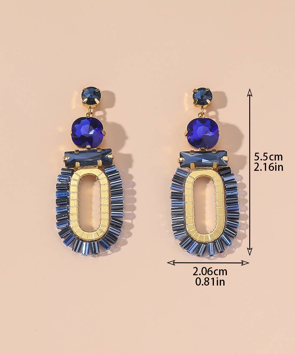 Stud earrings Blue