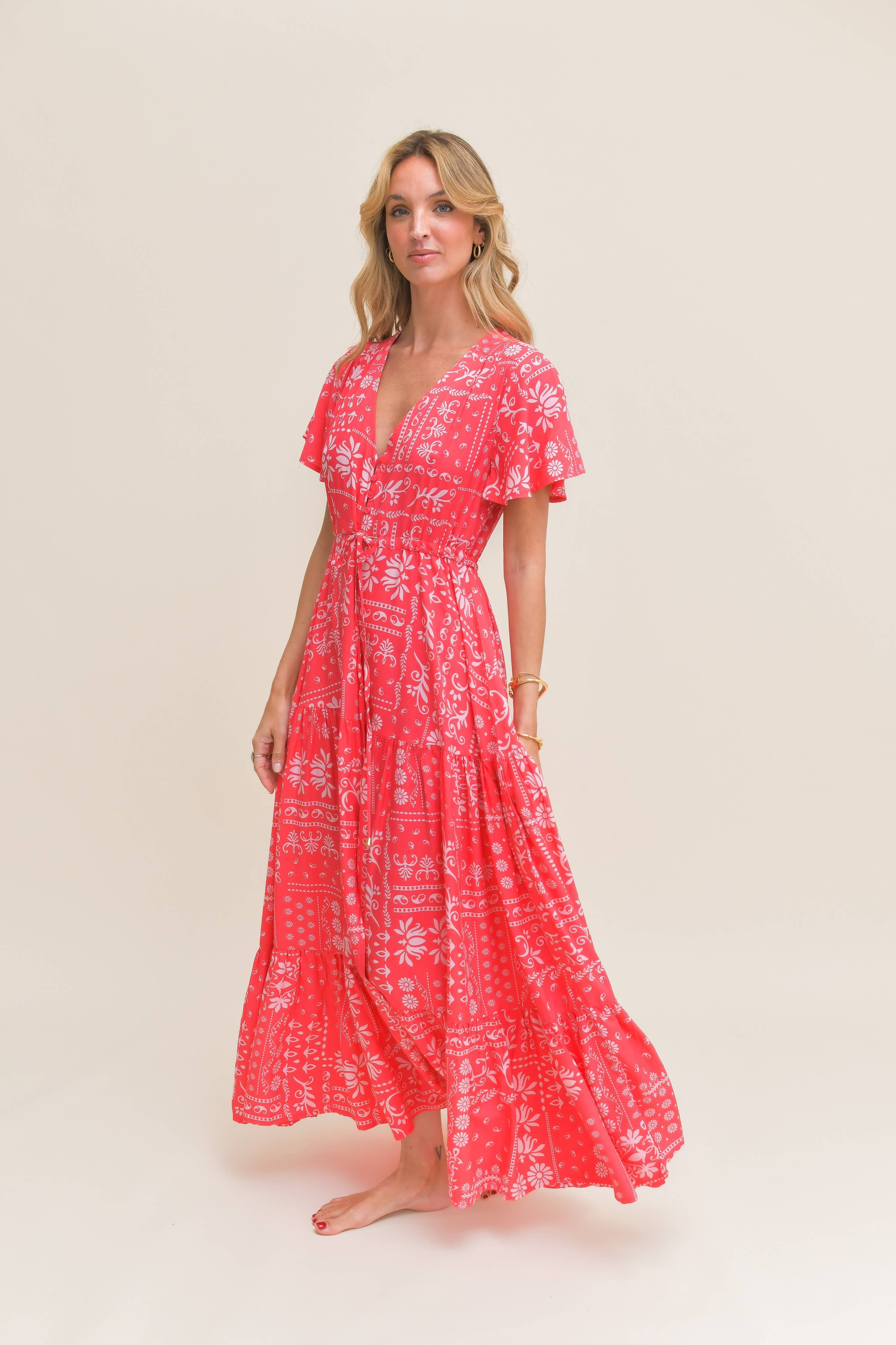 HIBISCA PRINT ALISSIA MAXI