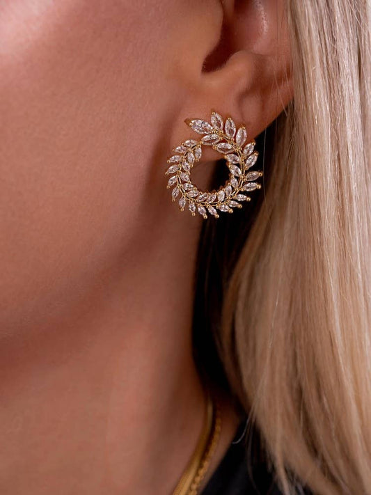 EARRINGS - STEFANI: Yellow Gold