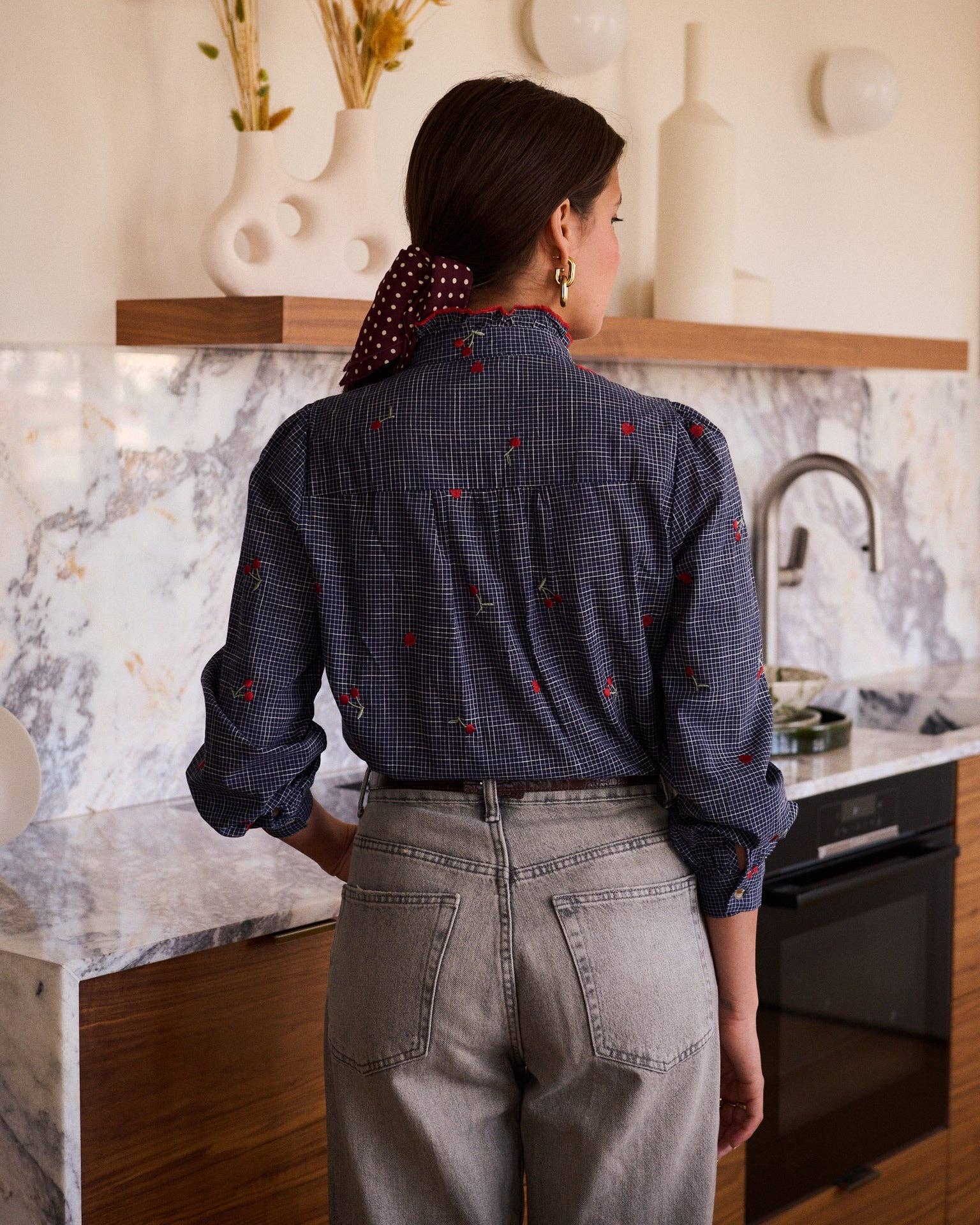 Garances shirt: Blue