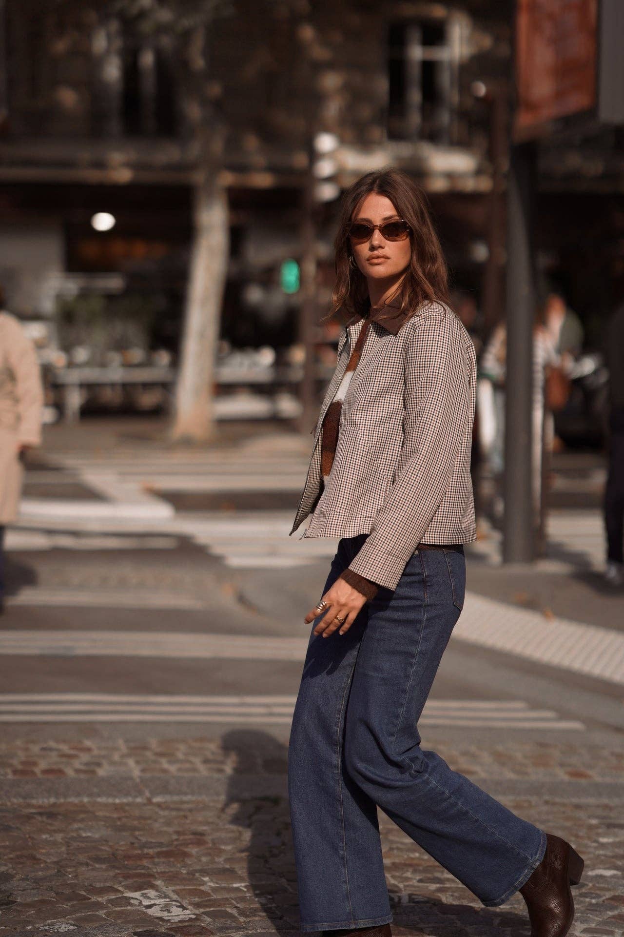 Sasha jacket: check