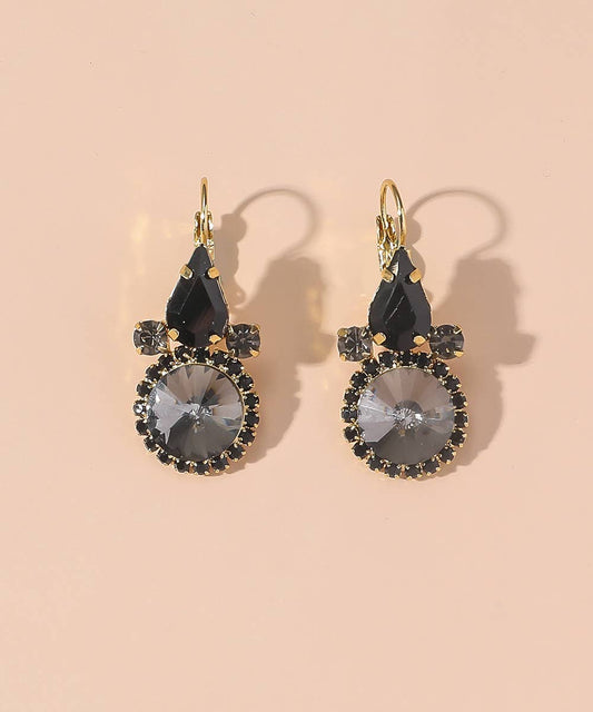 Sleeper earrings Black