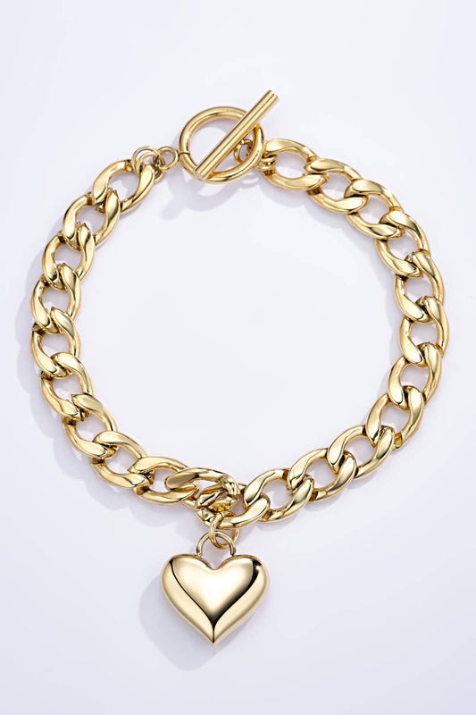 Stainless steel bracelet: Gold