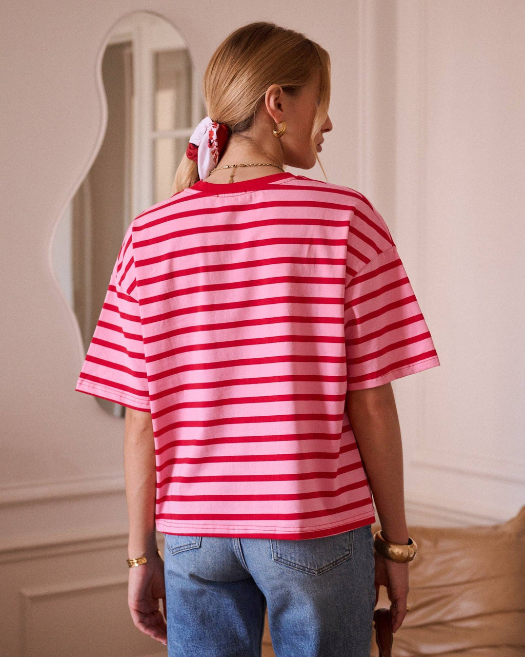 Nahara T-shirt: Red
