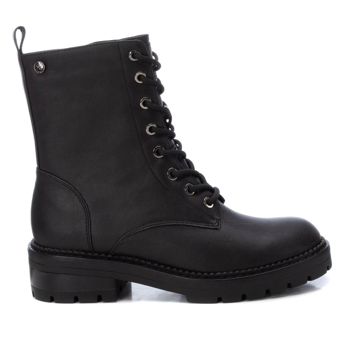 Black lace up boot