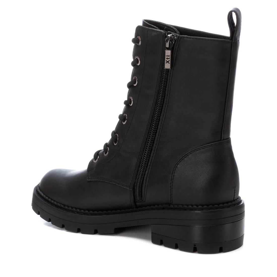 Black lace up boot