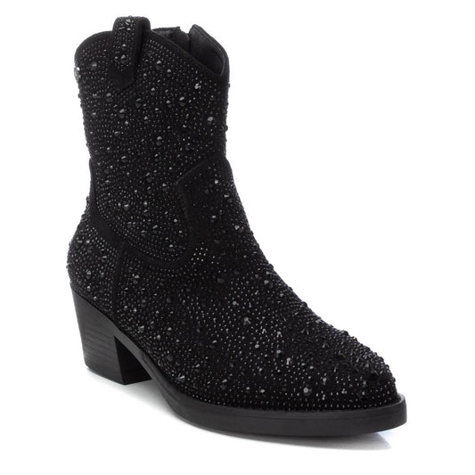 Diamante encrusted cowboy boot