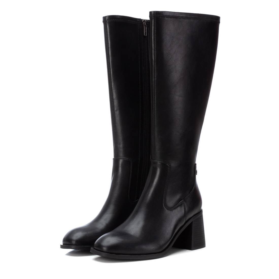 Knee high black boot by xti