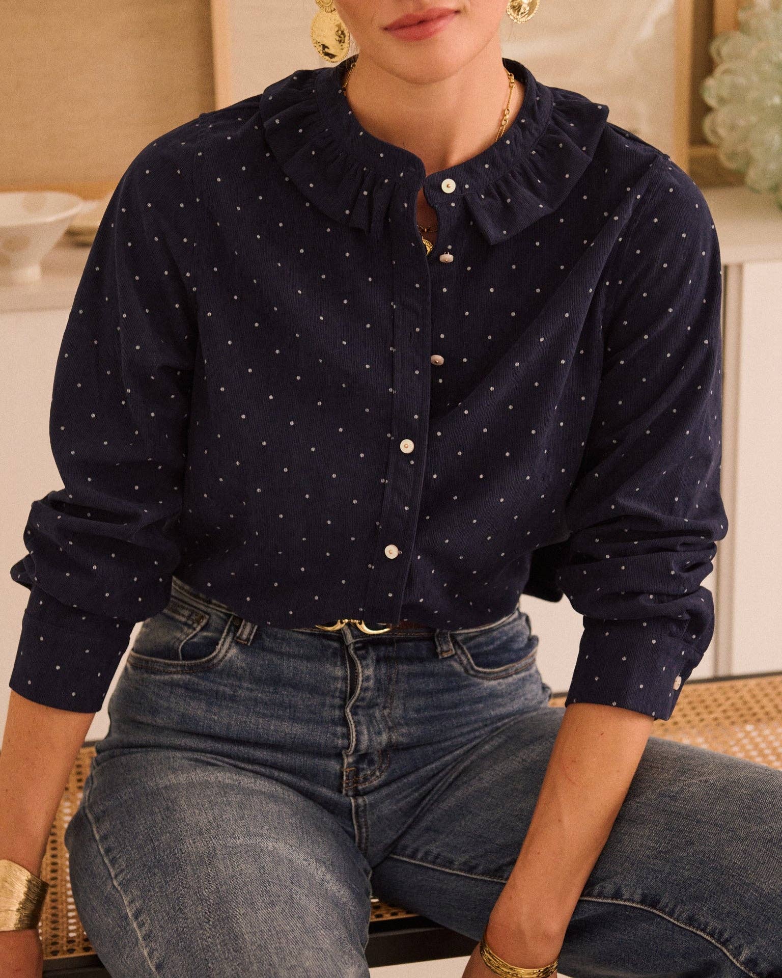 Fabian shirt: Marine