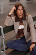 Sasha jacket: check