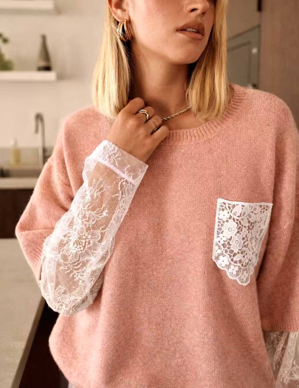 Maille Délia: Rose