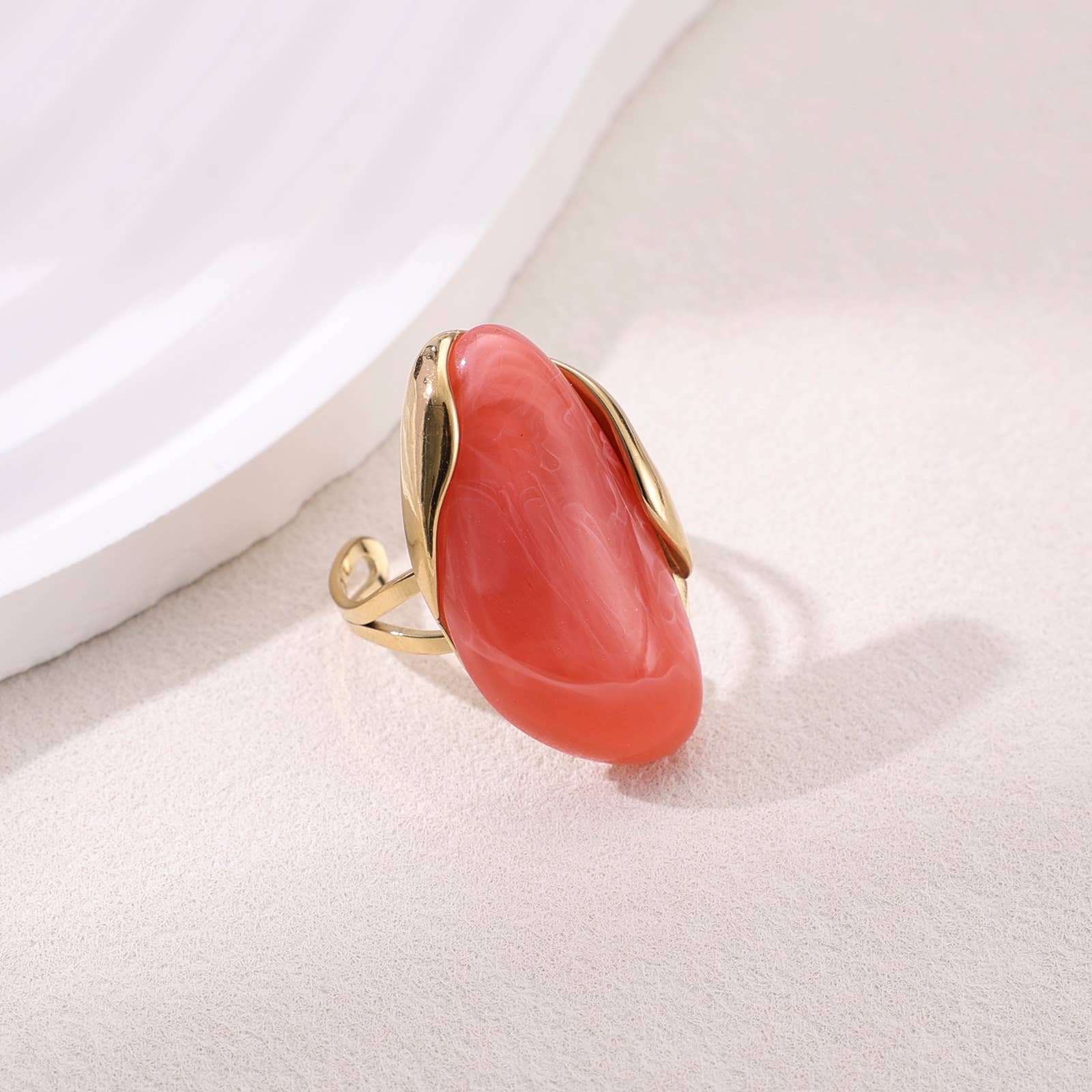 Haya ring: Coral