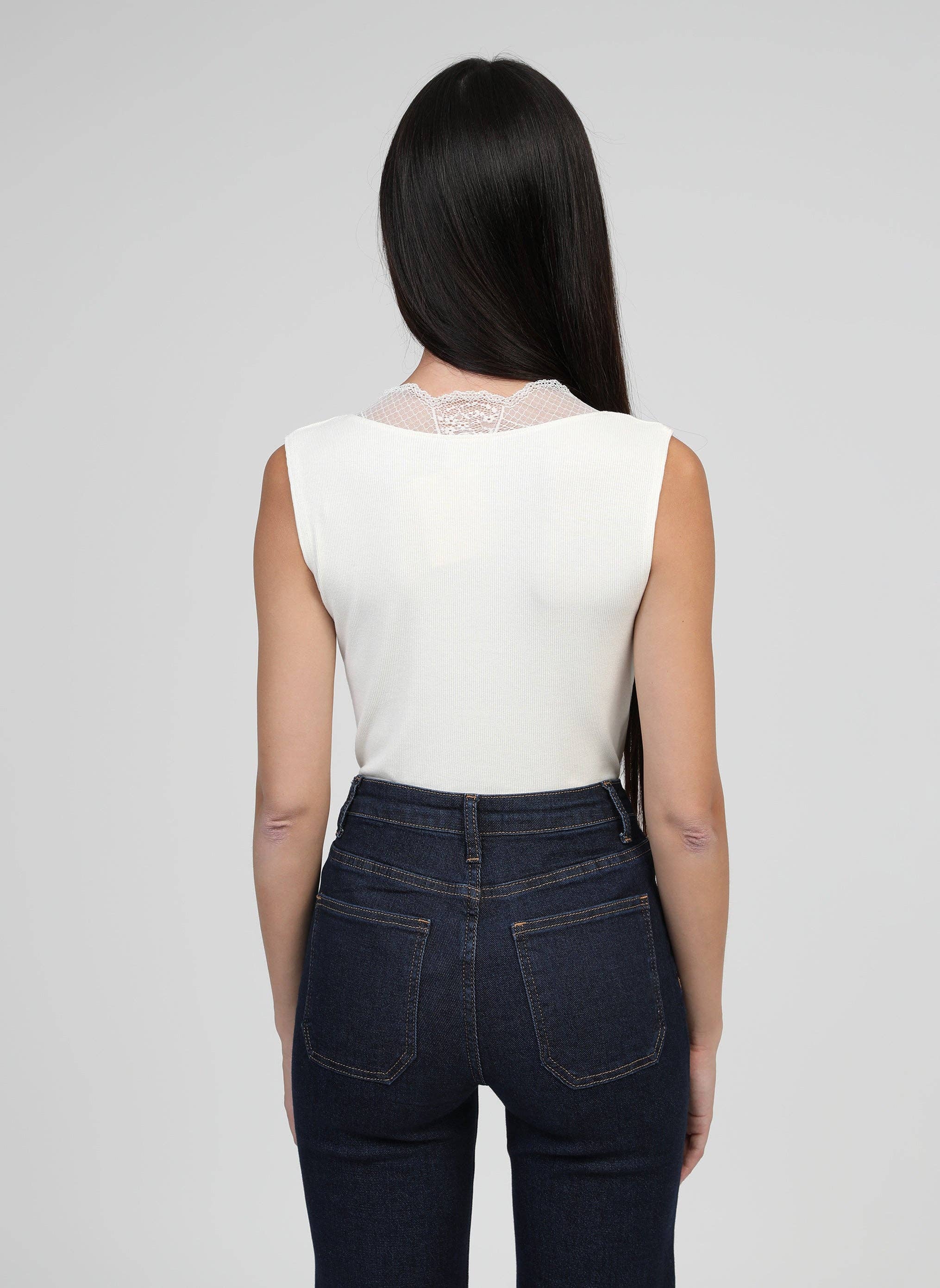 ASTURIE TANK TOP ecru