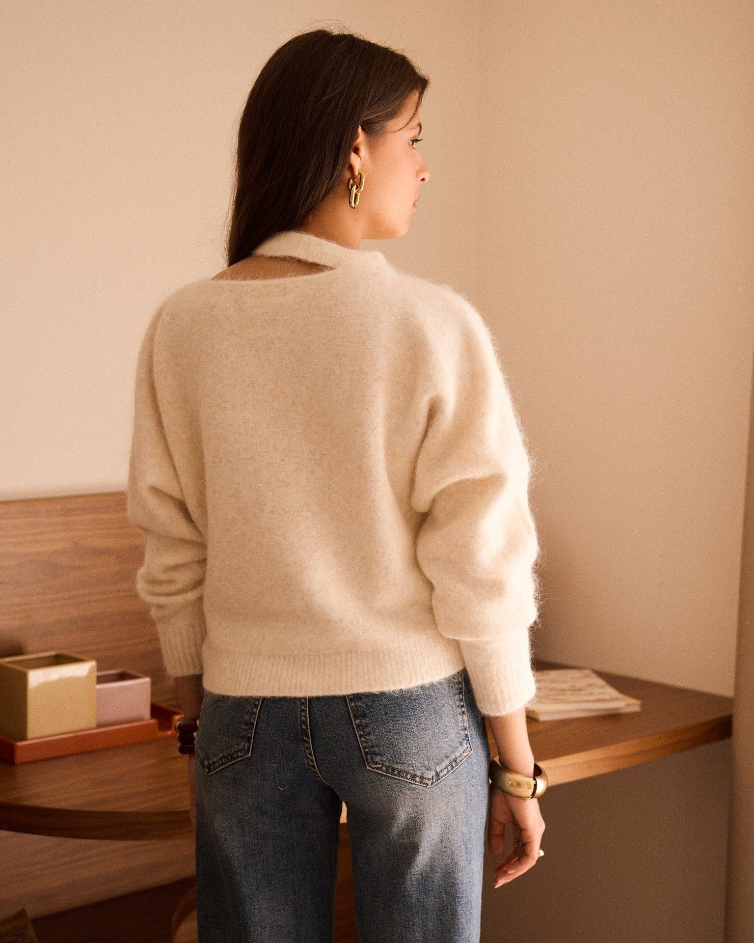 Naël sweater: cream