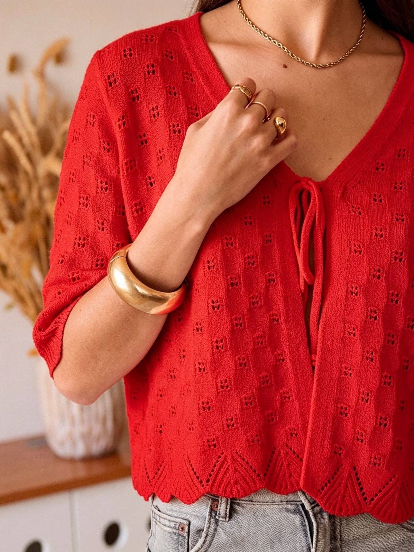 Alia vest: Red