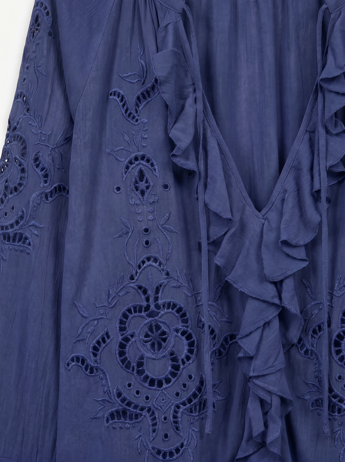 Cotton blouse in blue
