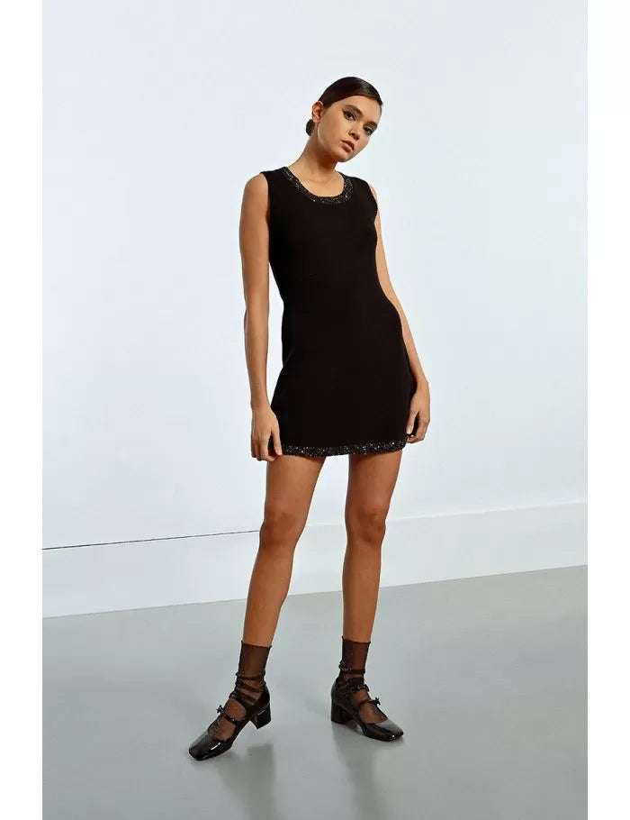 Knitted skater dress