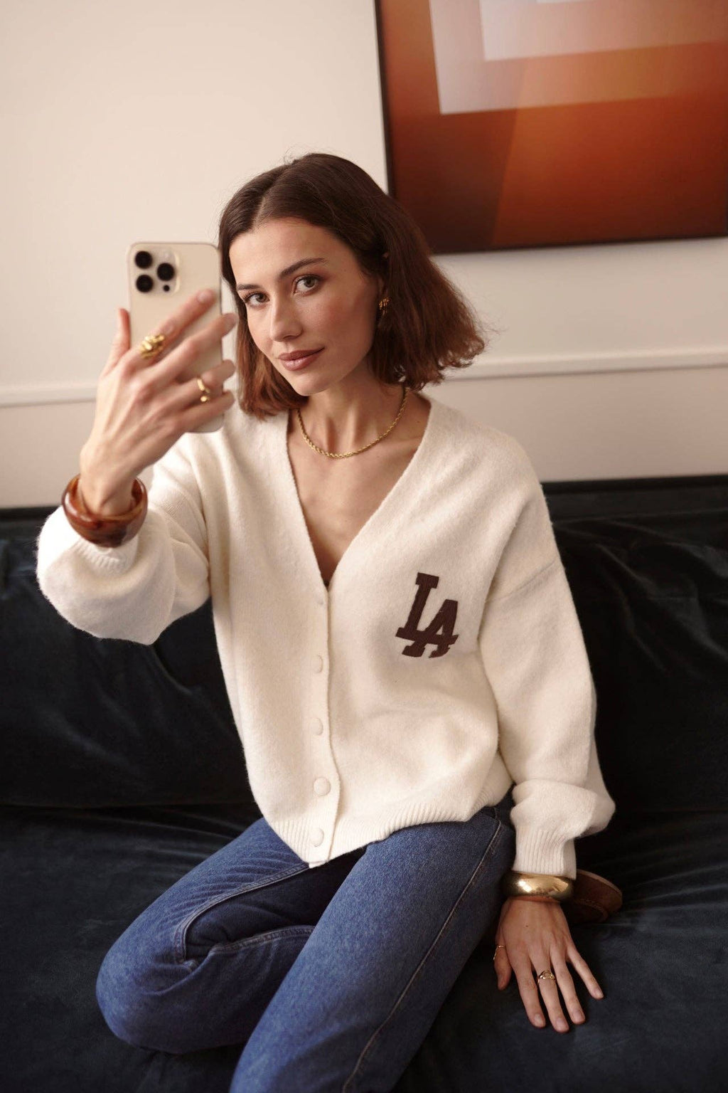 Liza cardigan: Beige
