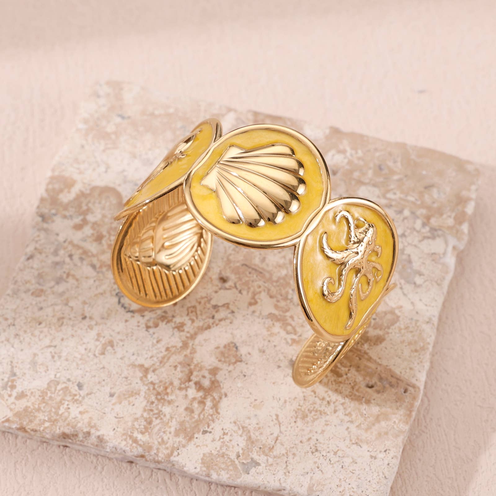 Edna bangle: yellow