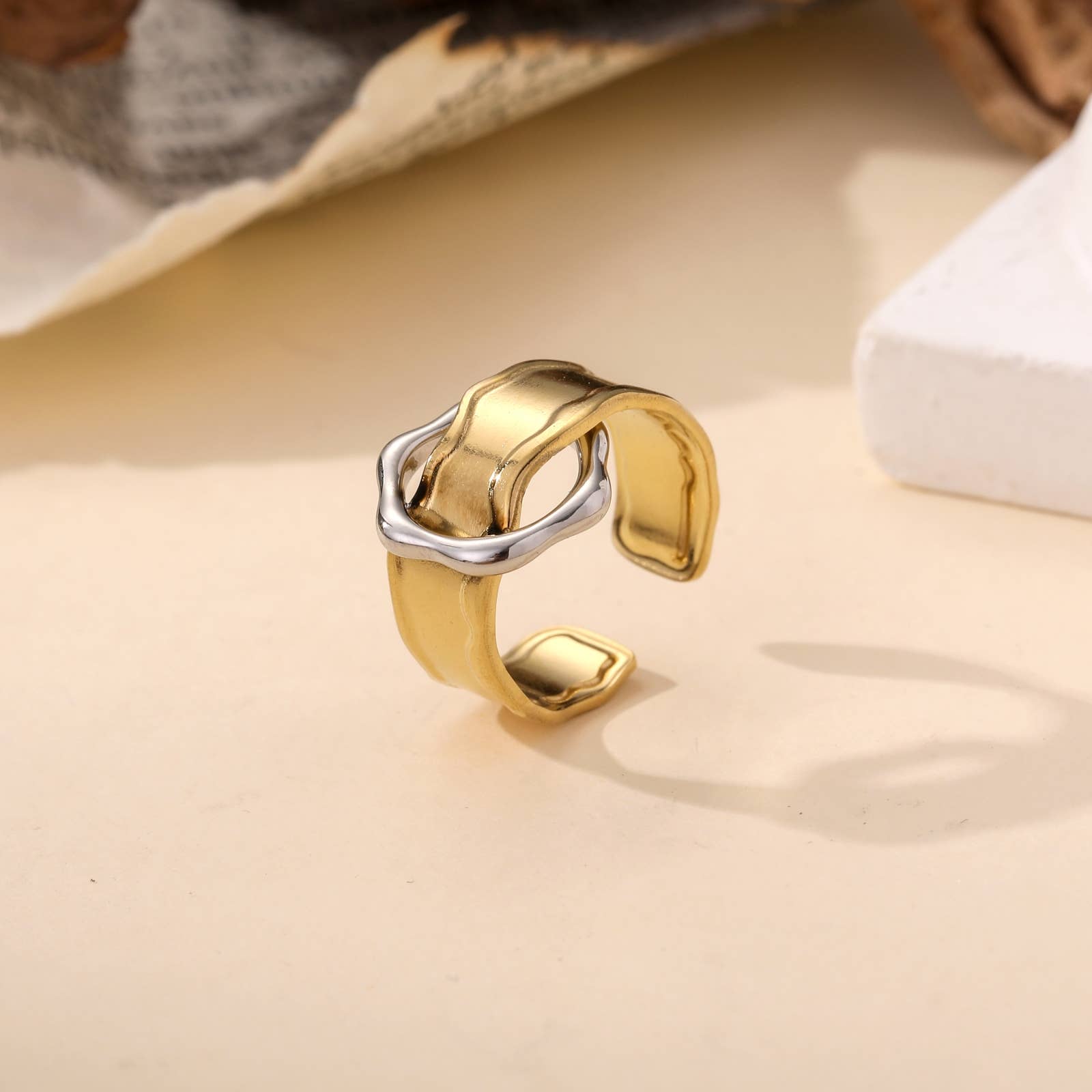 Ring - Isabea: Gold silver