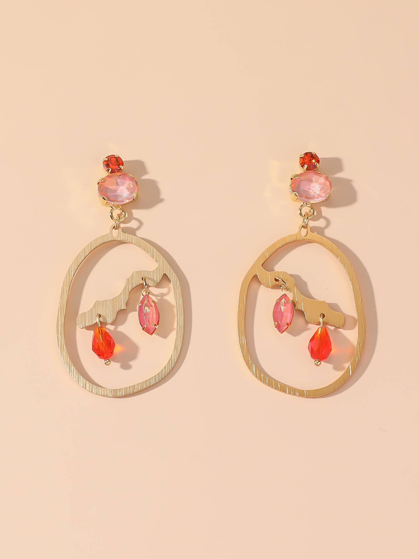 Stud earrings Orange