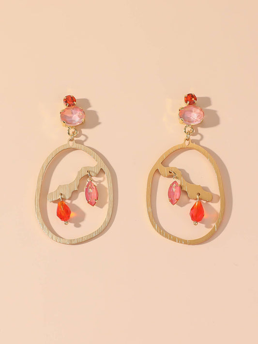 Stud earrings Orange