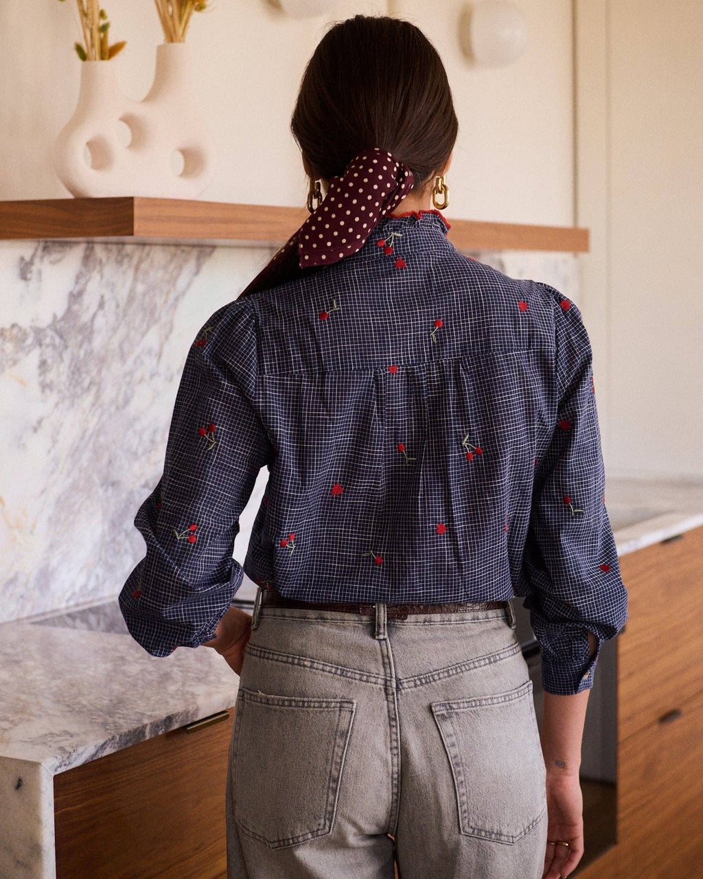 Garances shirt: Blue
