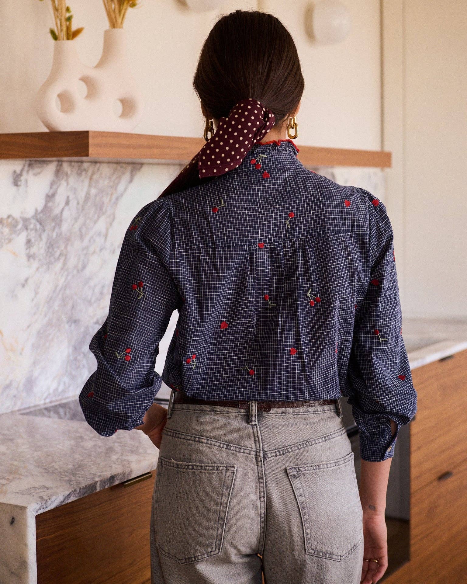 Garances shirt: Blue