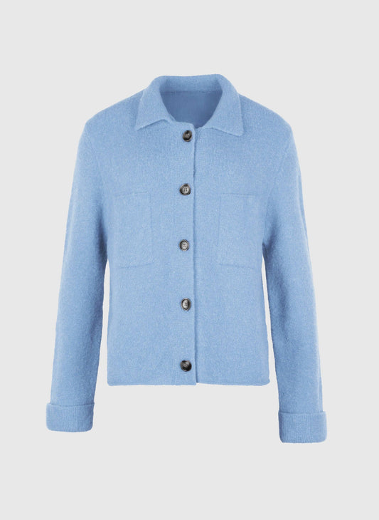 LEVALIE sky polo cardigan