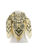 PAISLEY PRINT SCARF: Yellow