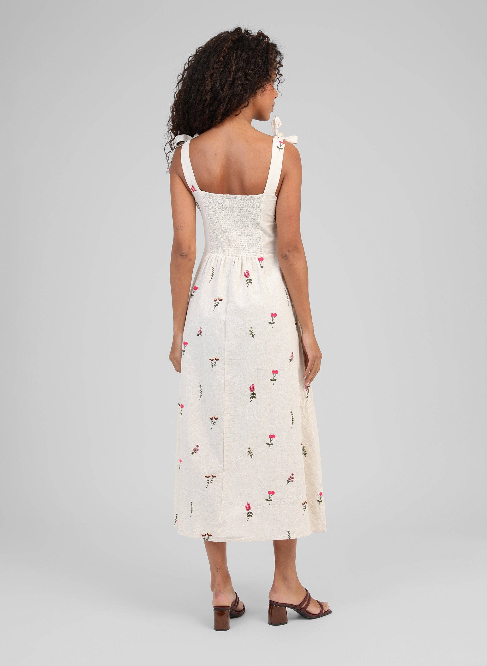 OMAGGY long dress ecru