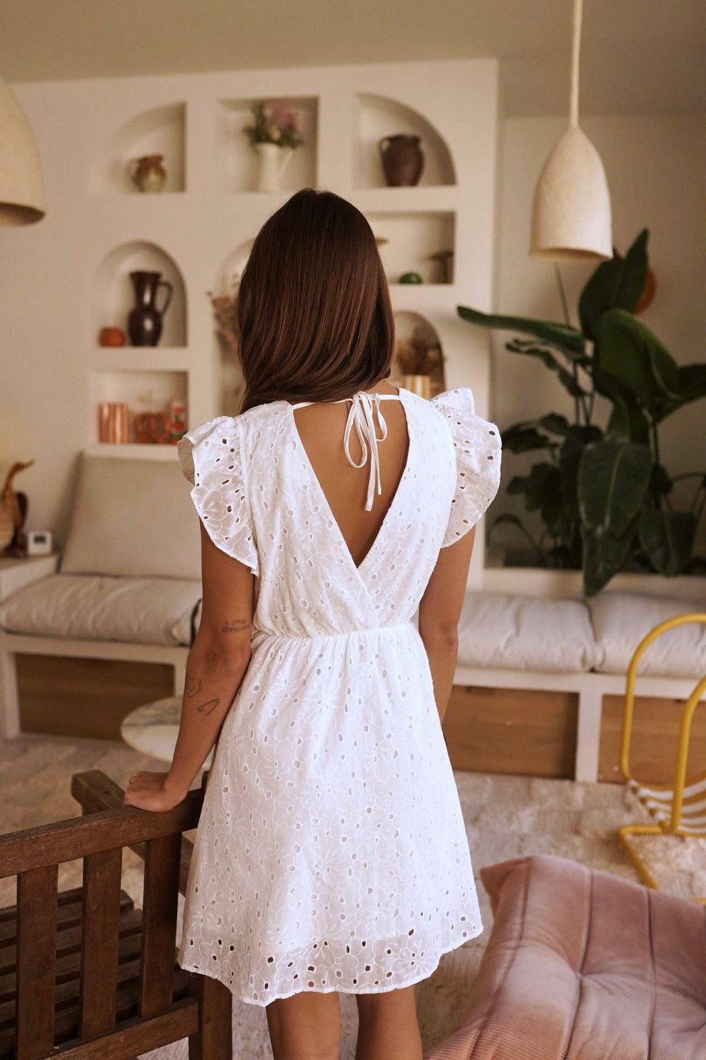 Rosalia Dress: White