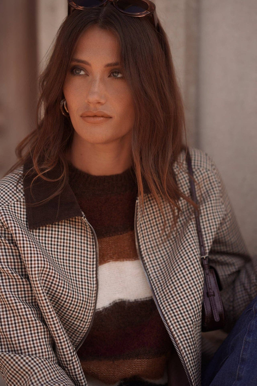 Sasha jacket: check
