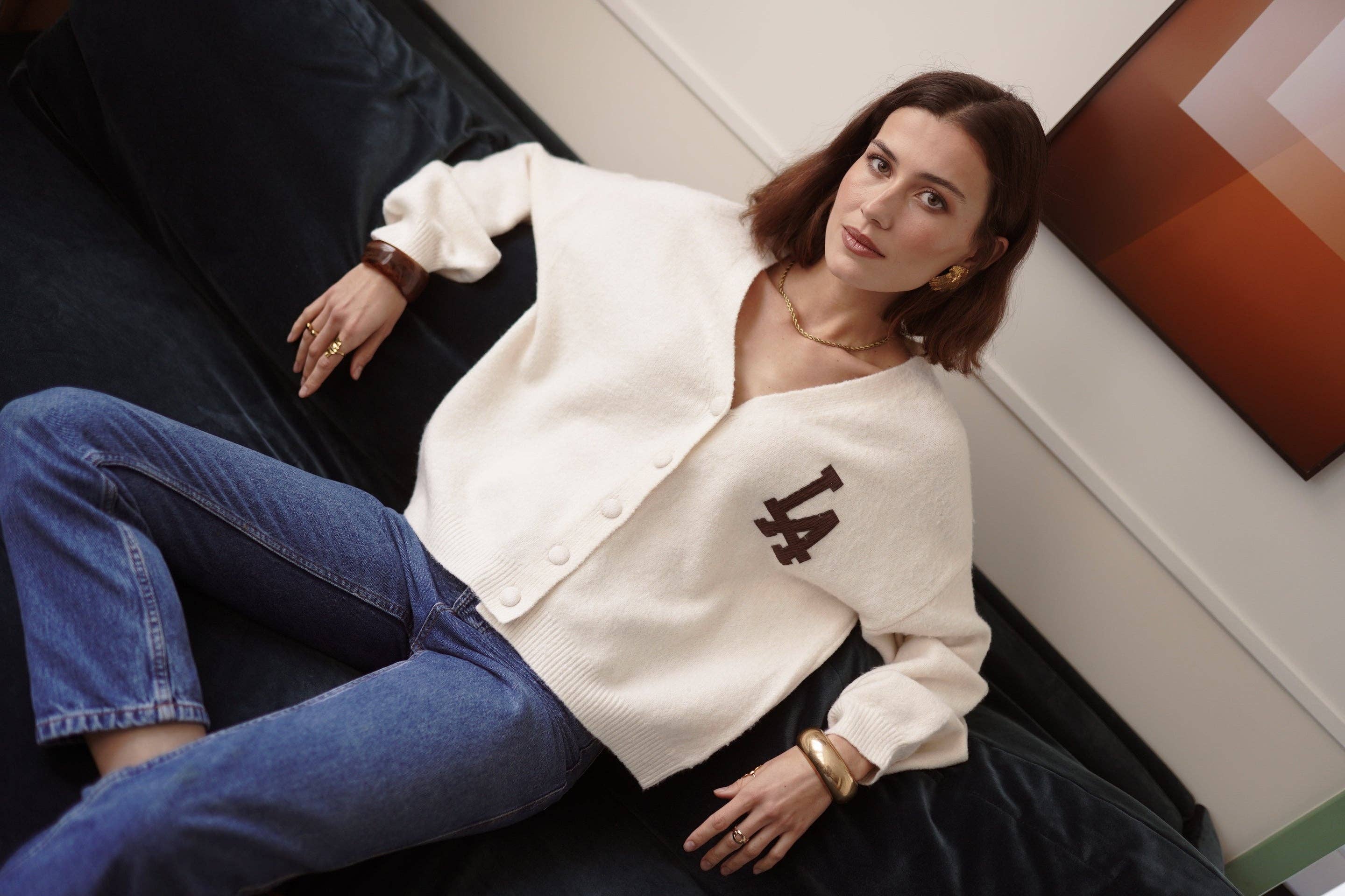 Liza cardigan: Beige
