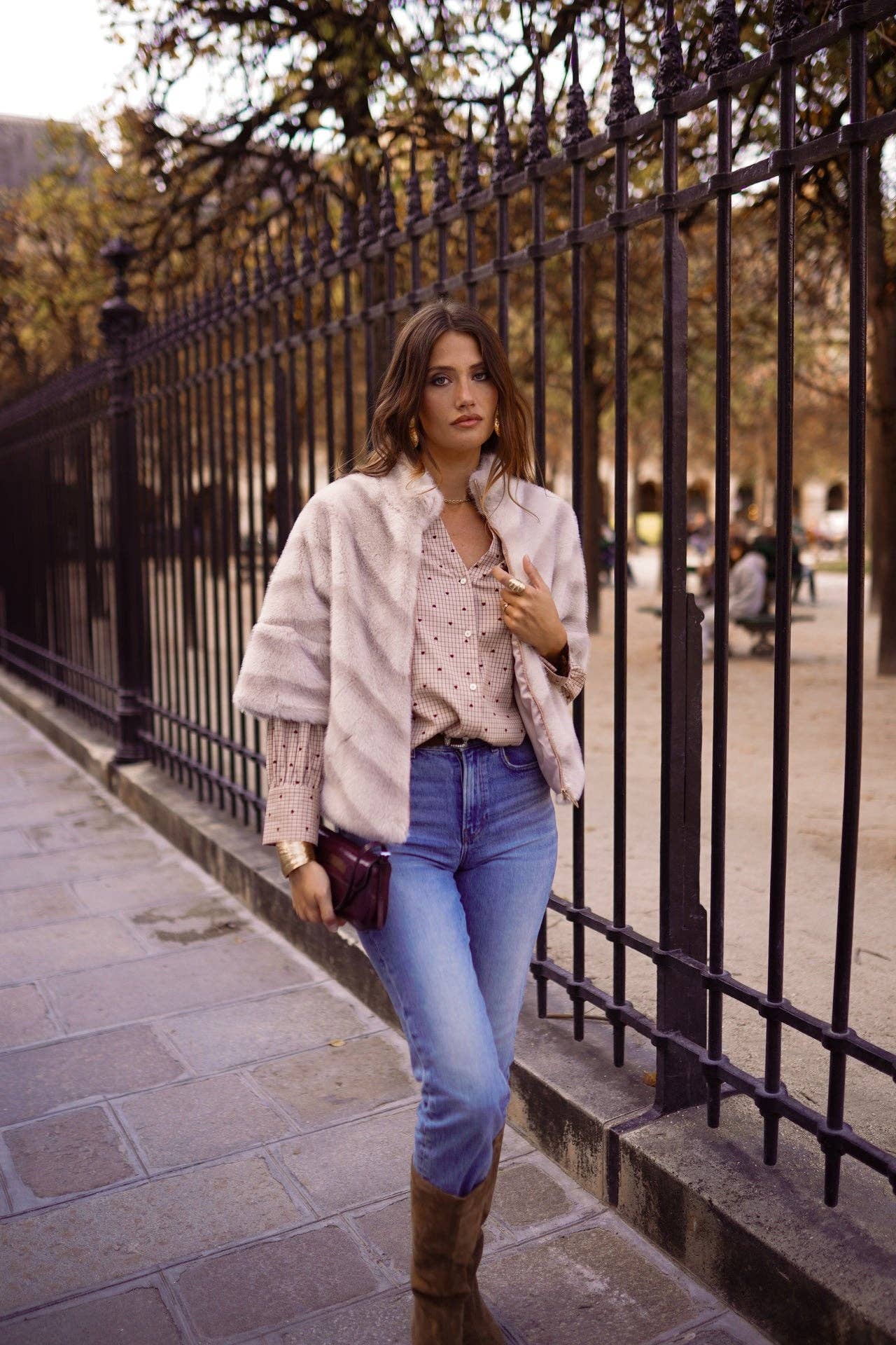 Perla coat: Ecru