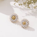 Stud earrings - Lorena: White