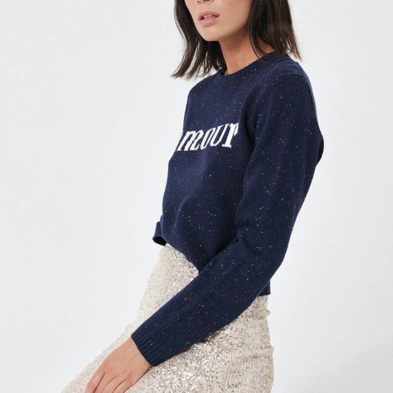 Alyssa sweater navy