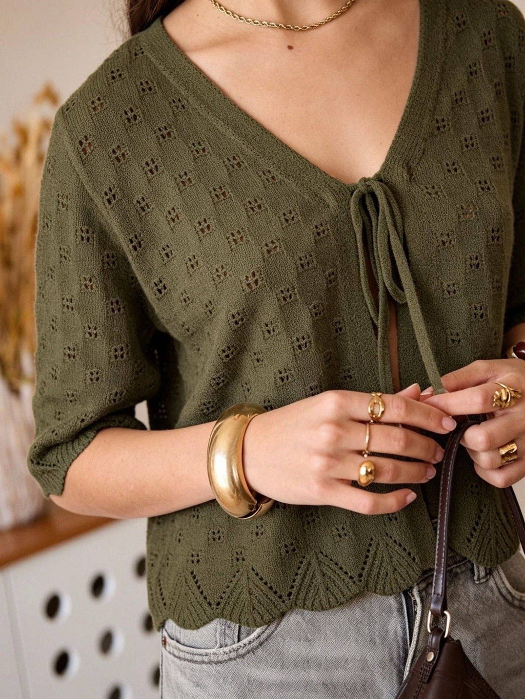 Alia vest: Cream