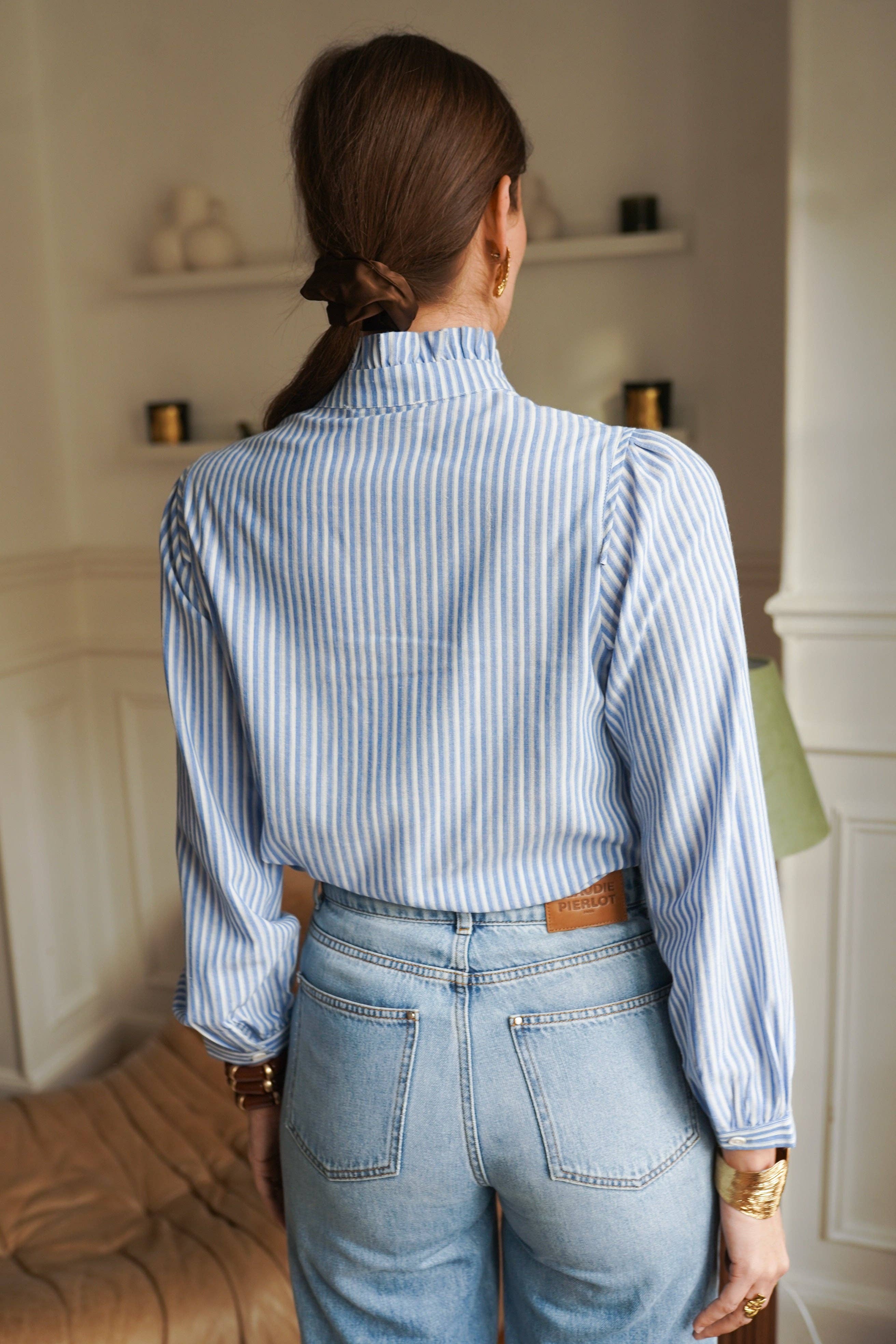 Chrissy Shirt: Blue