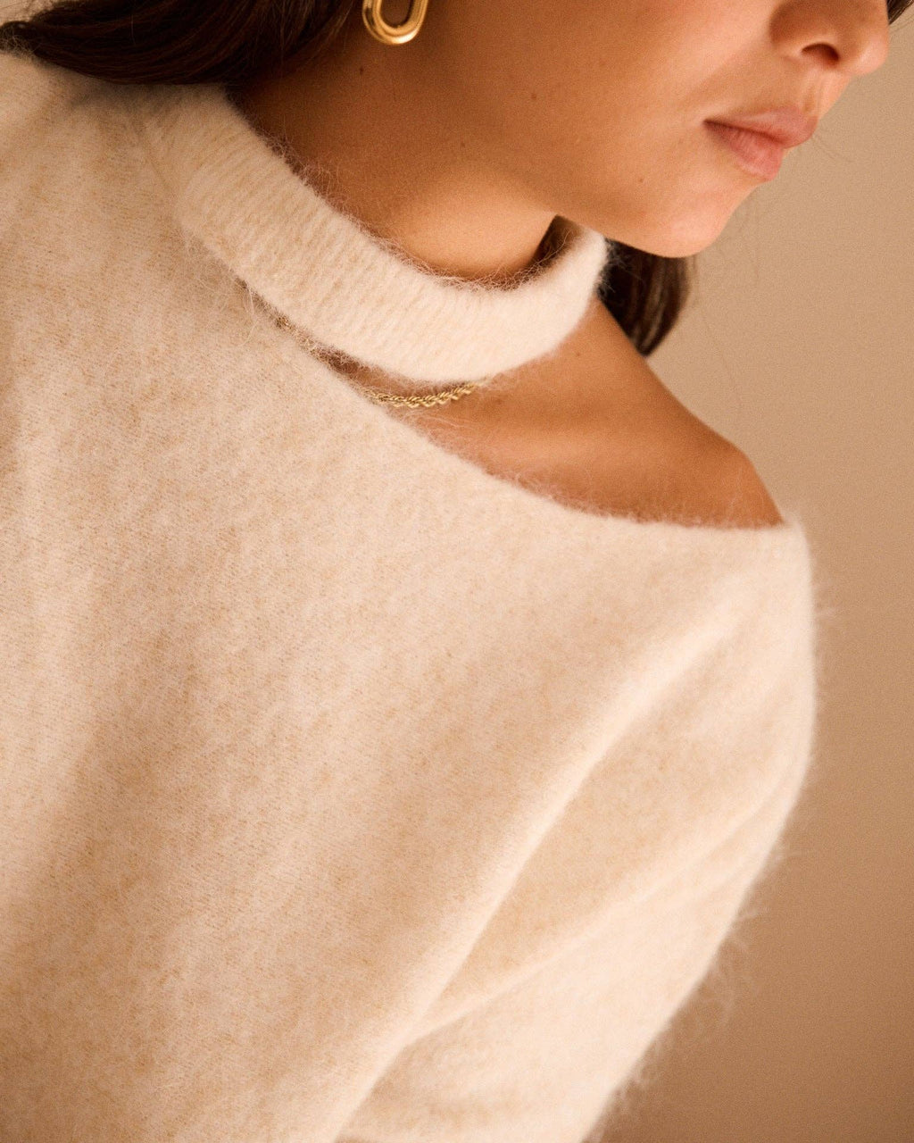 Naël sweater: cream