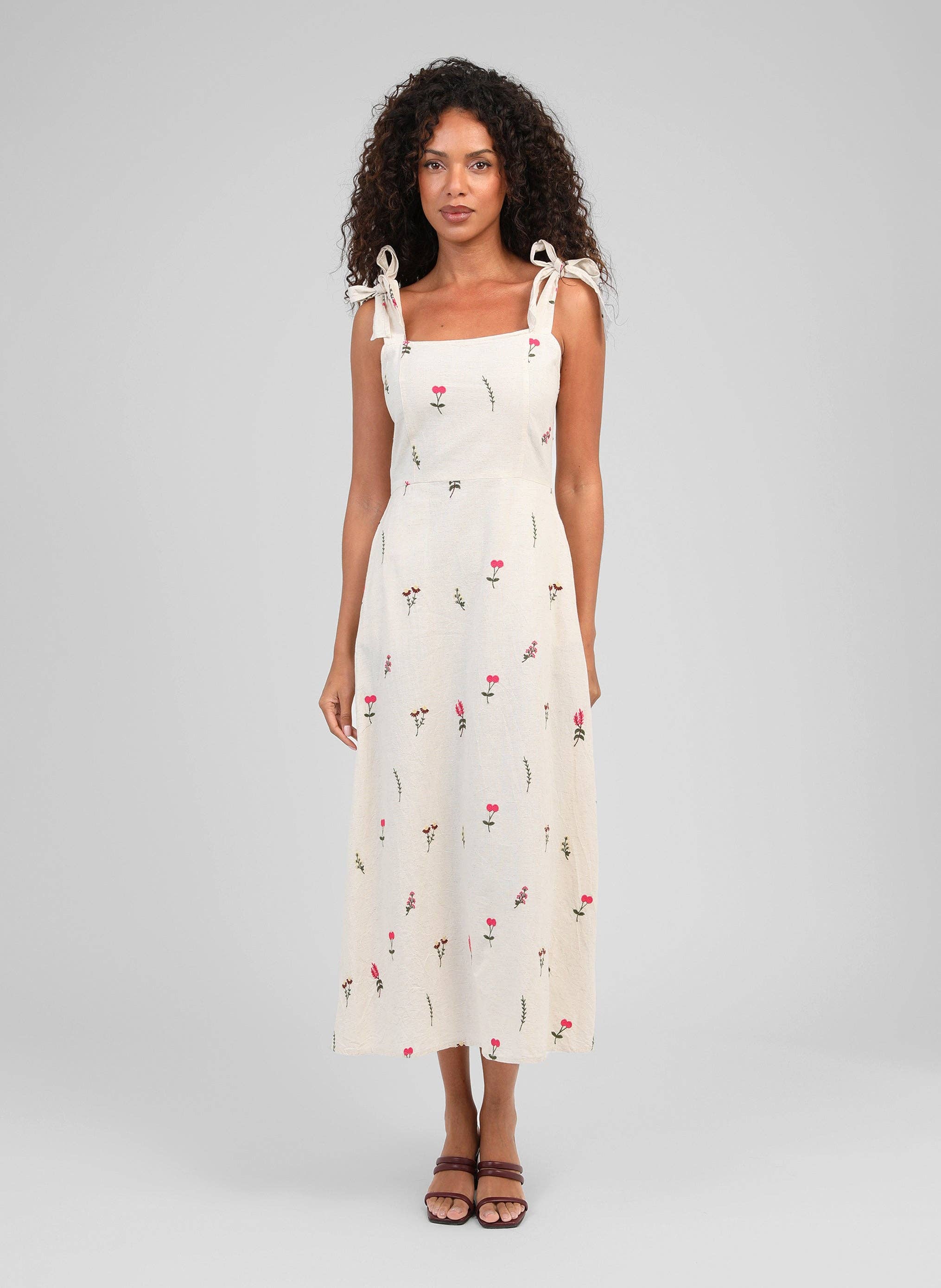 OMAGGY long dress ecru