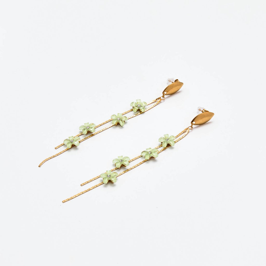 Earrings - Jana: Green