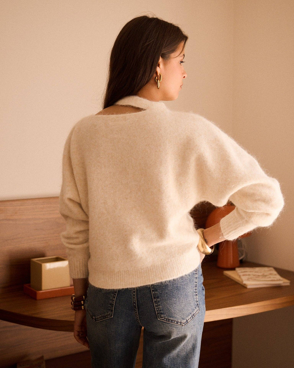 Naël sweater: cream