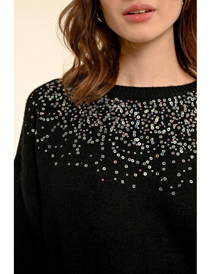 Sequin sweater