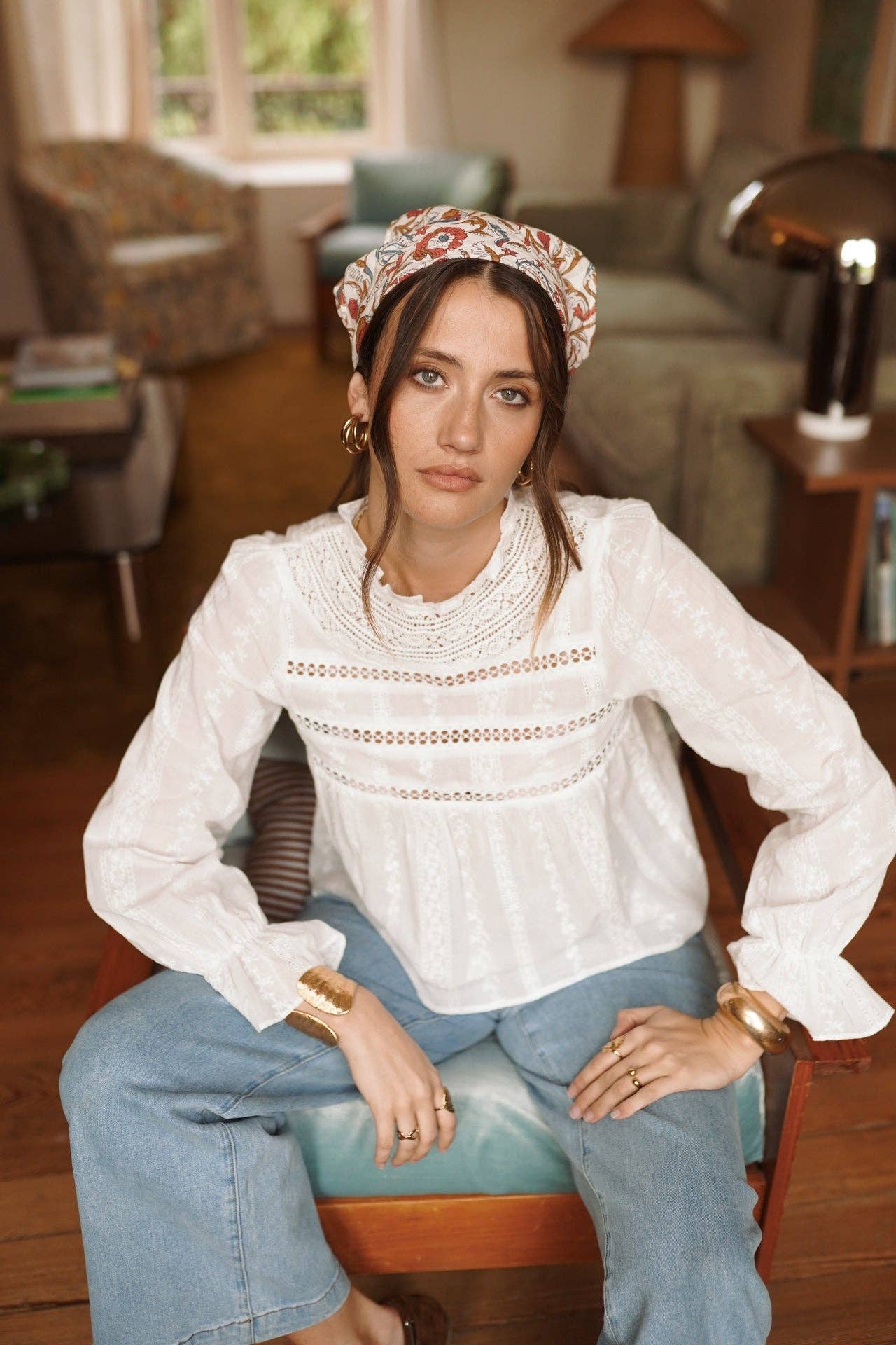 Zoeva blouse: White