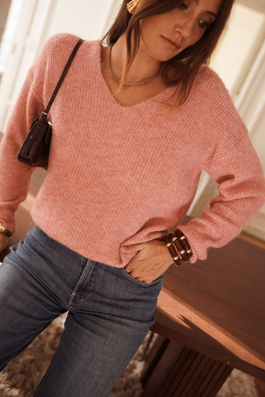 Ava Knit: Pink