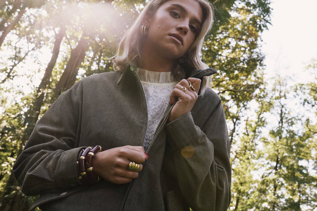 Loïs Jacket: Khaki